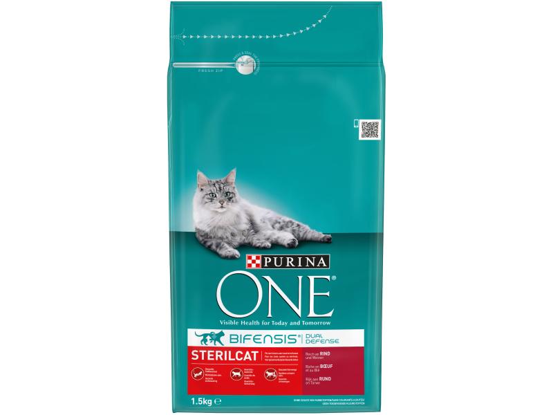 Purina ONE Dry Food Sterilcat Beef Wheat – Nala und Luna dein