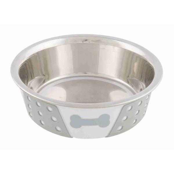 Bowl, stainless steel/silicone