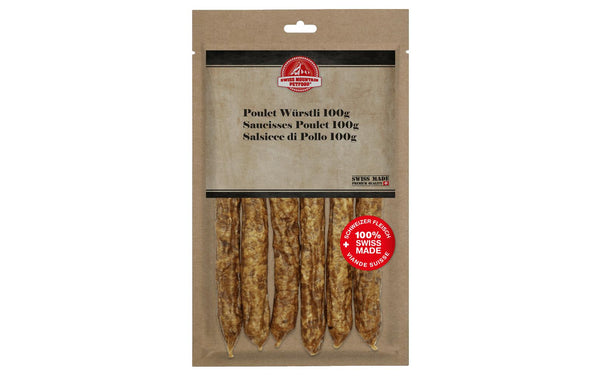 Swiss Mountain Petfood Chewables Chicken Sausages