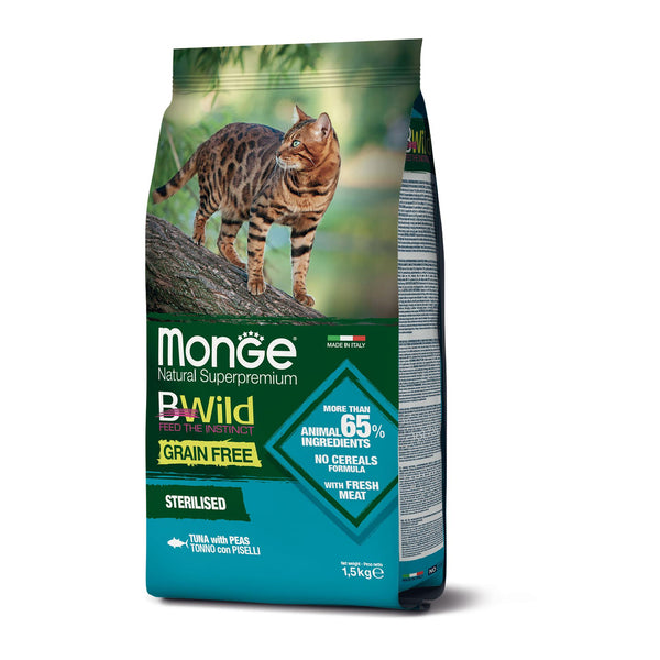 monge Cat Bwild Sterilized tuna