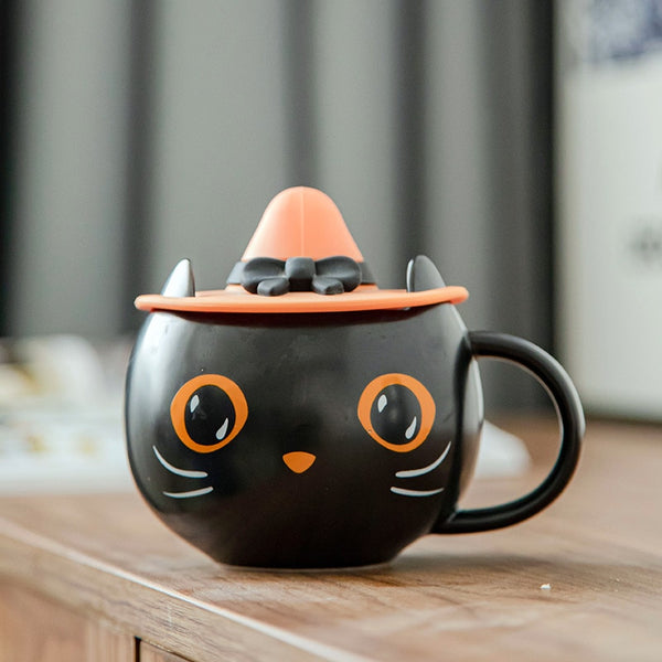 Cup Halloween cat