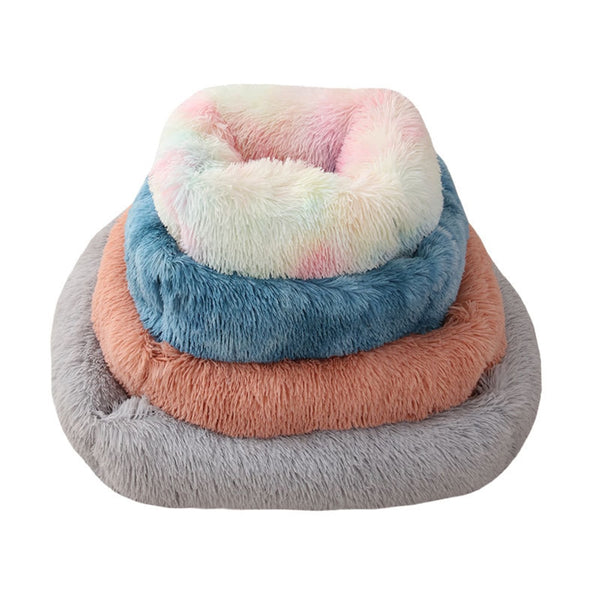 Warming cuddly bed