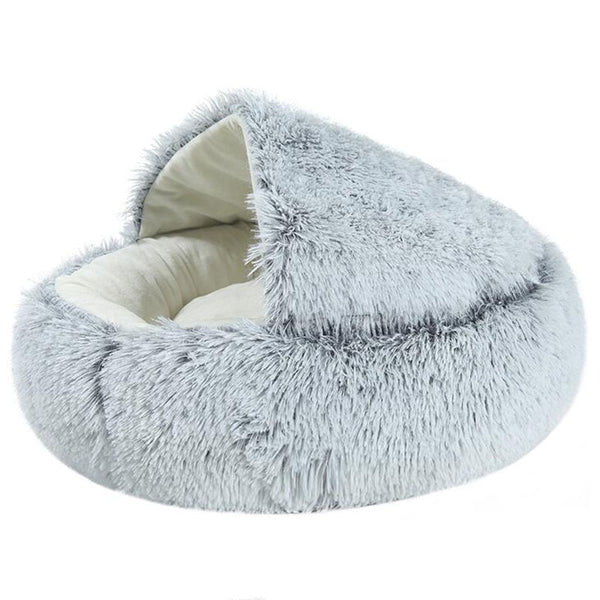 Super fluffy cat cave