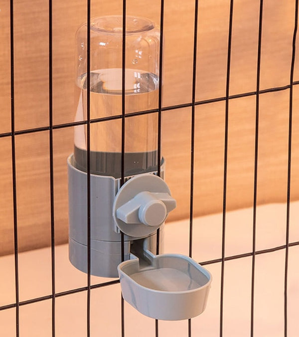 Water dispenser with cage attachment