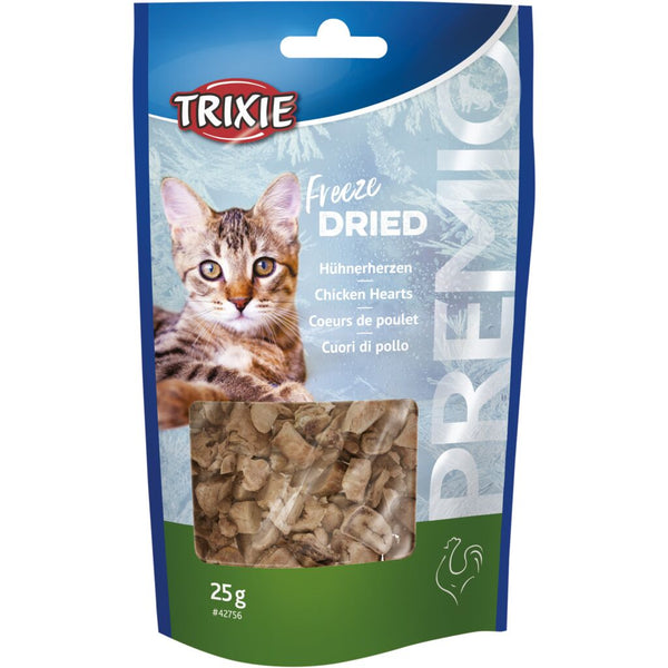 6x PREMIO Freeze Dried Chicken Hearts, 25 g