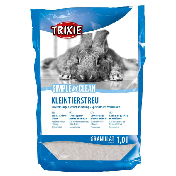 6x Simple'n'Clean granulate silicate litter, 400 g, 1 l