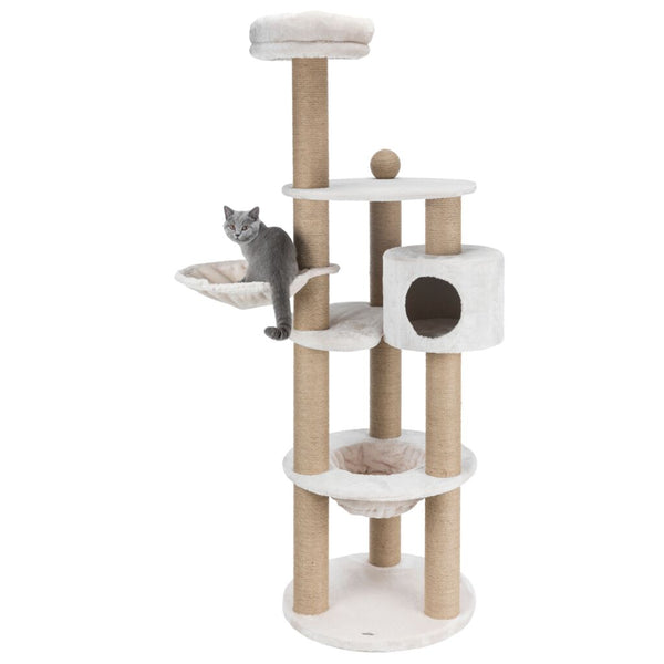 Nigella scratching post, 177 cm, light grey