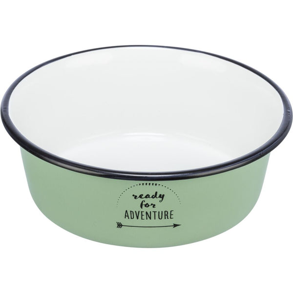 Bowl, enamel/stainless steel