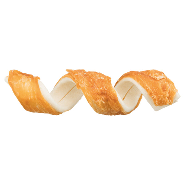 6x Denta Fun Chicken Chewing Curls, 15 cm, 3 pieces/110 g