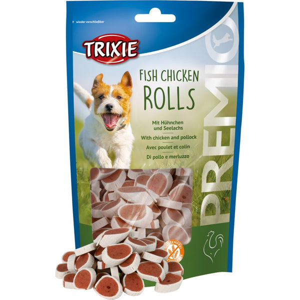 6x PREMIO Fish Chicken Rolls, 75 g