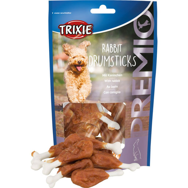 6x PREMIO Rabbit Drumsticks, 8 pieces/100 g