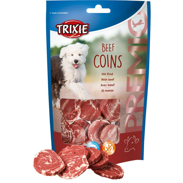 6x PREMIO Beef Coins, 100 g