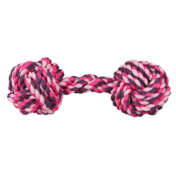 3x dumbbell, rope, 20 cm