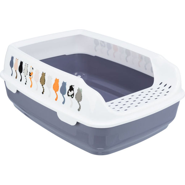 Delio litter box, with rim