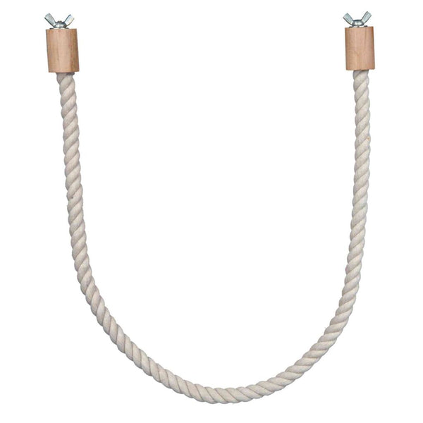 3x rope perch, flexible, with screw attachment, 66 cm/ø 14 mm
