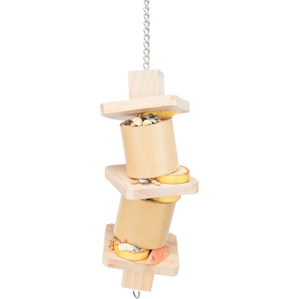 Snack toy, bamboo/wood, 35 cm