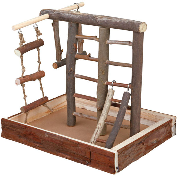 Playground, bark wood, 28×25×22 cm
