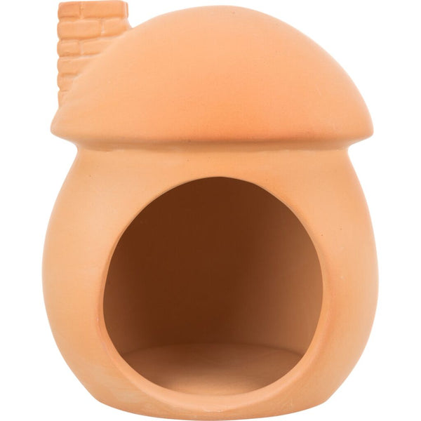 Ceramic house, mice, ø 11×11 cm