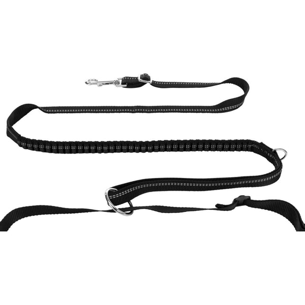 Jogging belt with leash