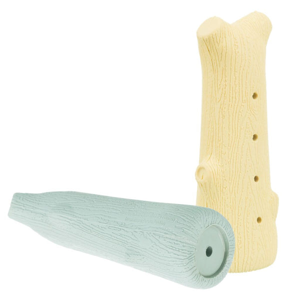 3x Junior crackling branch, natural rubber, 10 cm