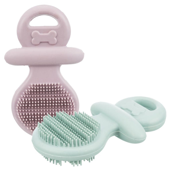 3x junior pacifier, natural rubber, 9 cm