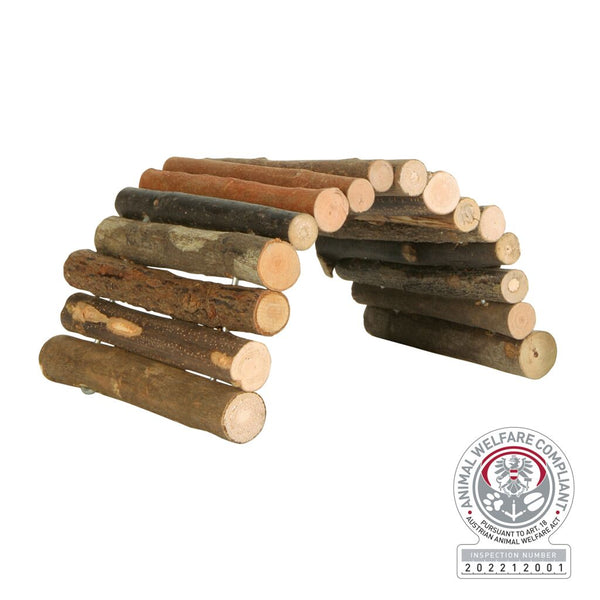 Bridge, flexible, bark wood