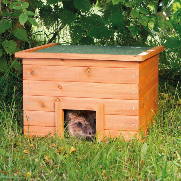 natura hedgehog hotel, pine wood, 37 × 26 × 35 cm
