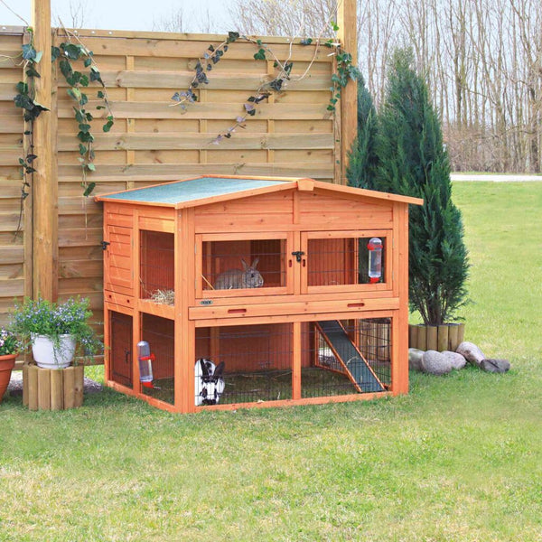 natura hutch for small animals, 2 levels, 135 × 115 × 112 cm