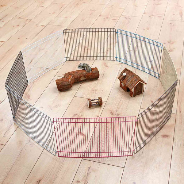 Outdoor enclosure, indoor, hamster, metal, painted, ø 86 × 23 cm